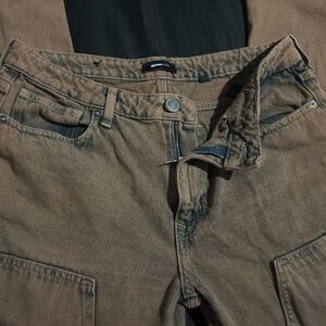 Brown/orange cargo pants never worn🐻🤎